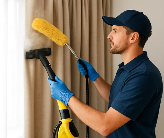 Trusted blind cleaning technician Matty Curtain Cleaning malabar-nsw QLD