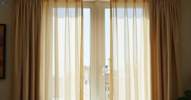 Dusty and dull curtains in malabar-nsw before steam cleaning